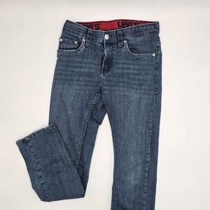 Levi's Kids 511 Slim Fit Jeans Size 12 Regular W26 L27‎ Blue Denim Made in Kenya